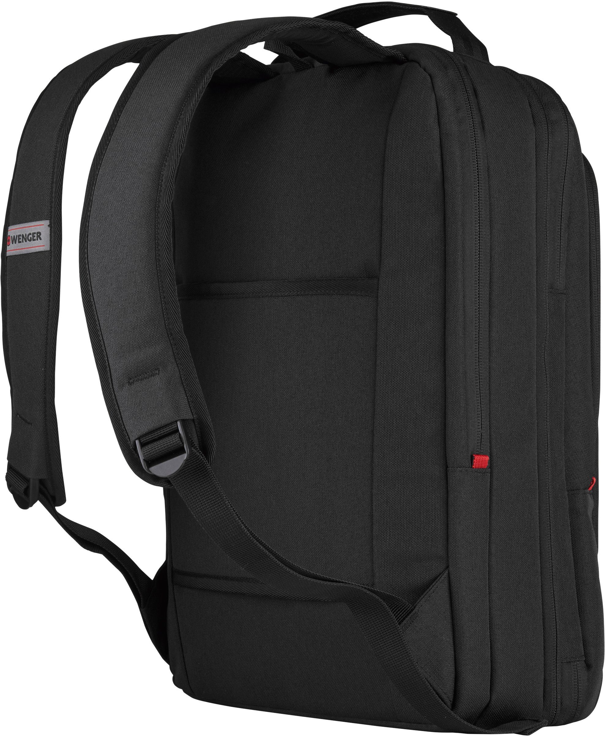 Wenger Laptoprucksack City Traveler, schwarz, für Laptops bis 16 Zoll