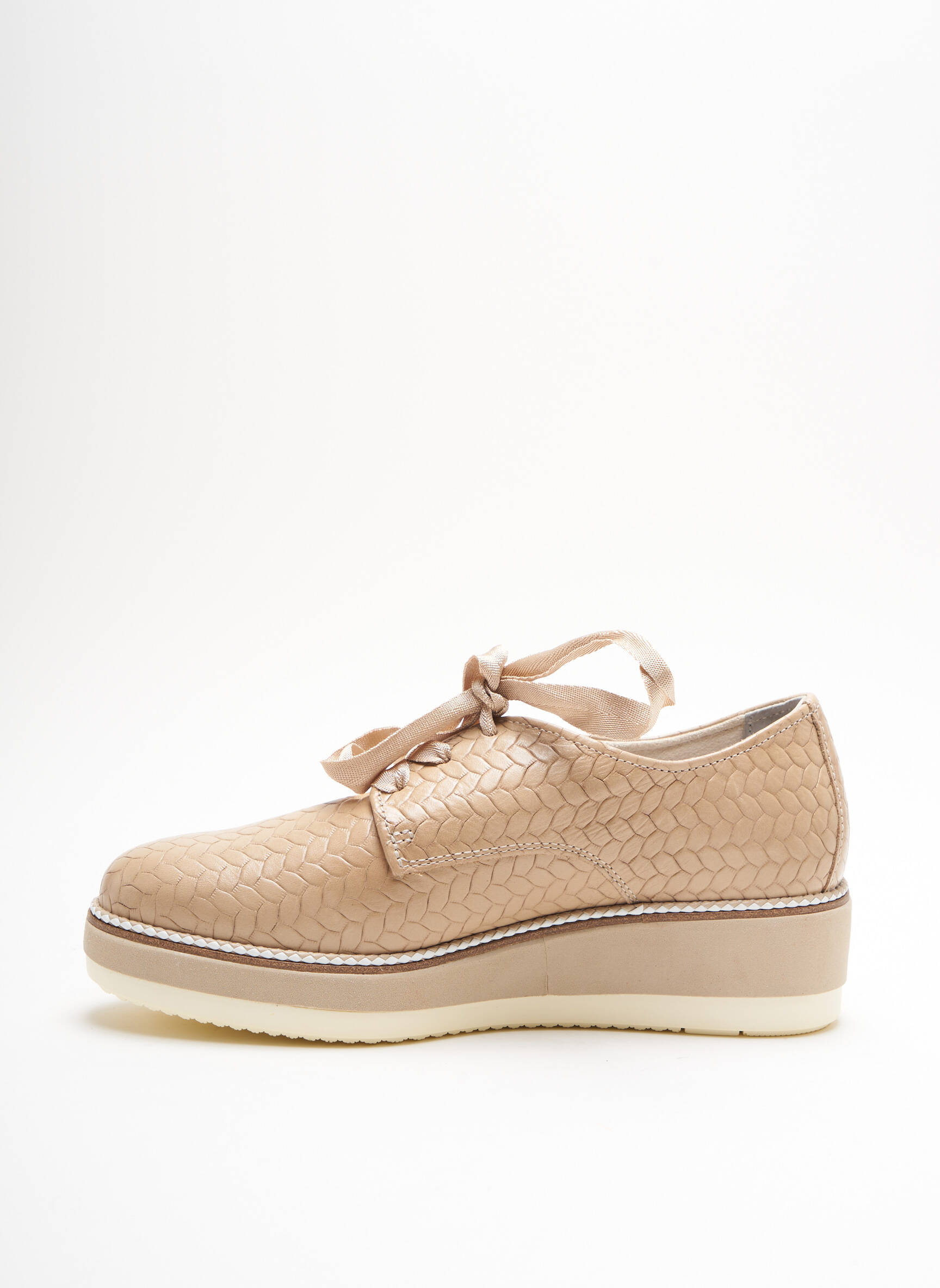 Tamaris Derby Femme couleur beige