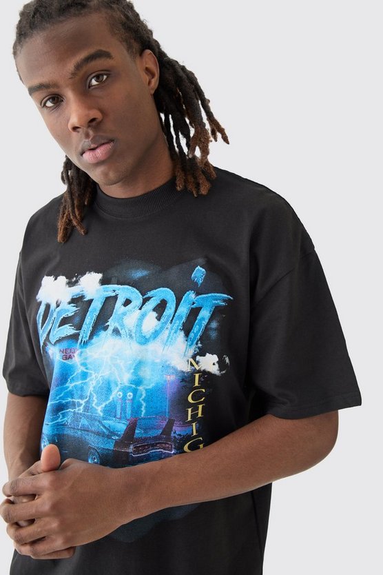Oversize T-Shirt mit Print