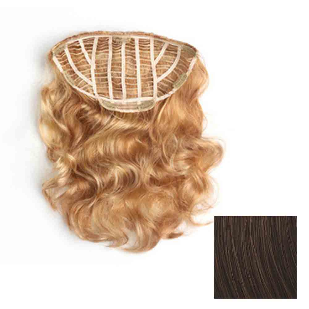 Hairdo Haarteil Clip in Wavy Extension R4 Midnight Brown 55cm