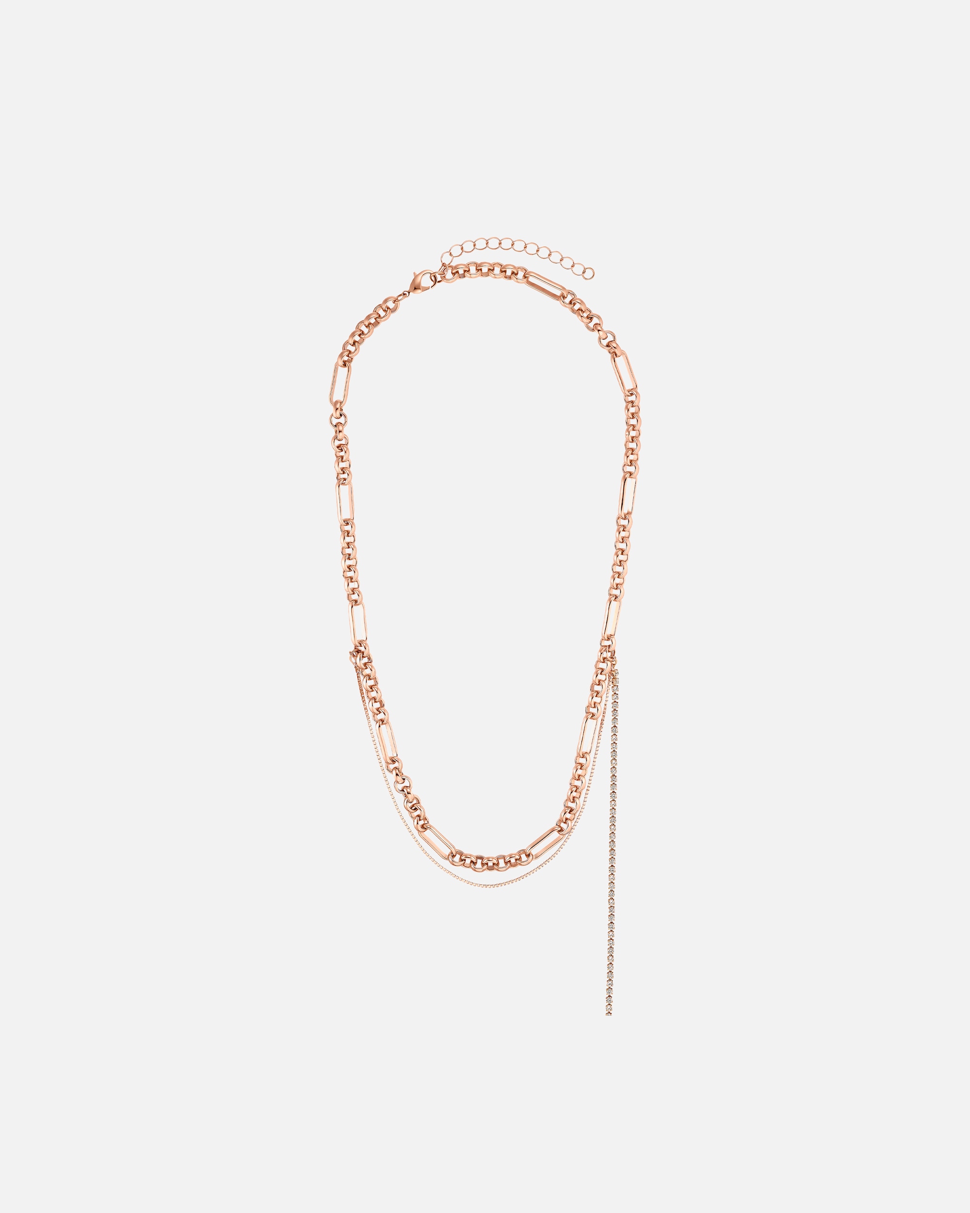 Collier Heideman Zara en or rose