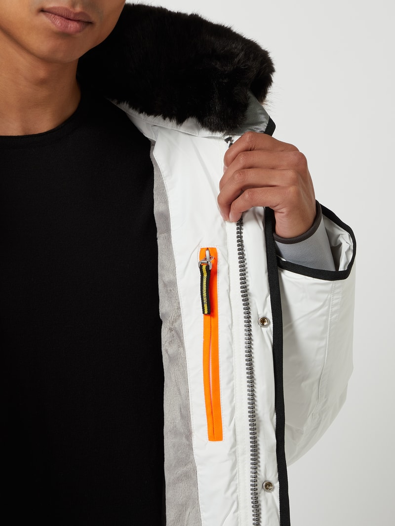 Marvellous 661 Funktionsjacke mit abnehmbarer Kapuze in weiß
