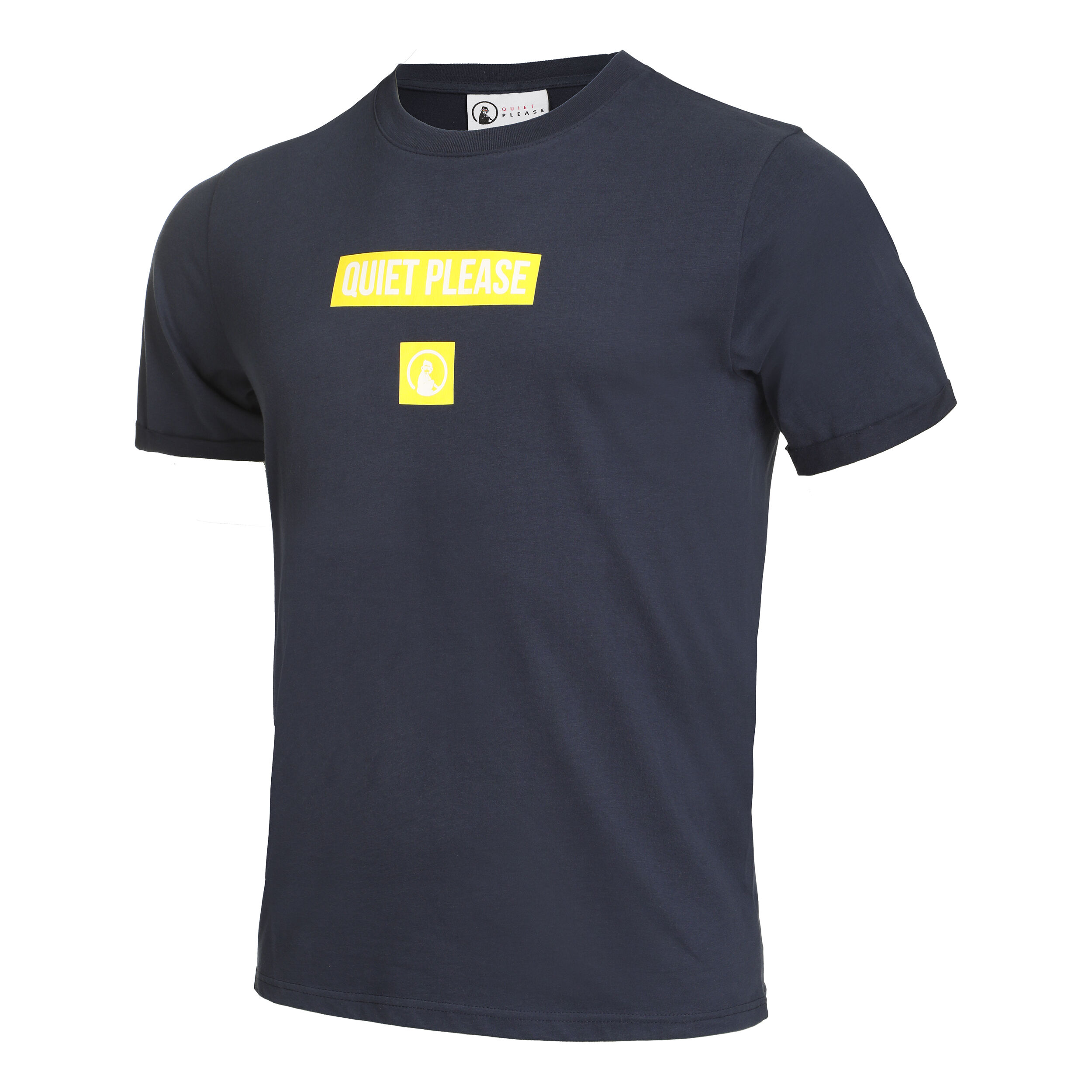 New York Skyline T-Shirt Herren - Blau, Gelb