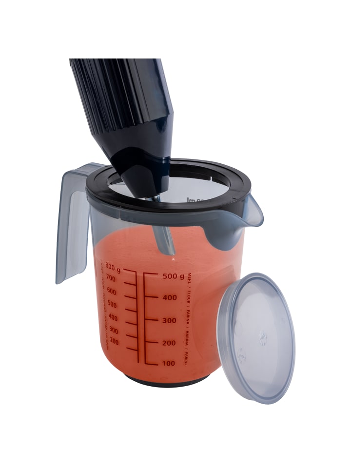 APS Rührbecher mit Deckel in grau Ø 12,5 cm, H: 16 cm, 1 Liter günstig kaufen onesize