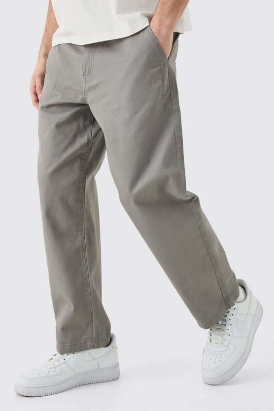 Kurze Chino-Hose mit Skate-Print
