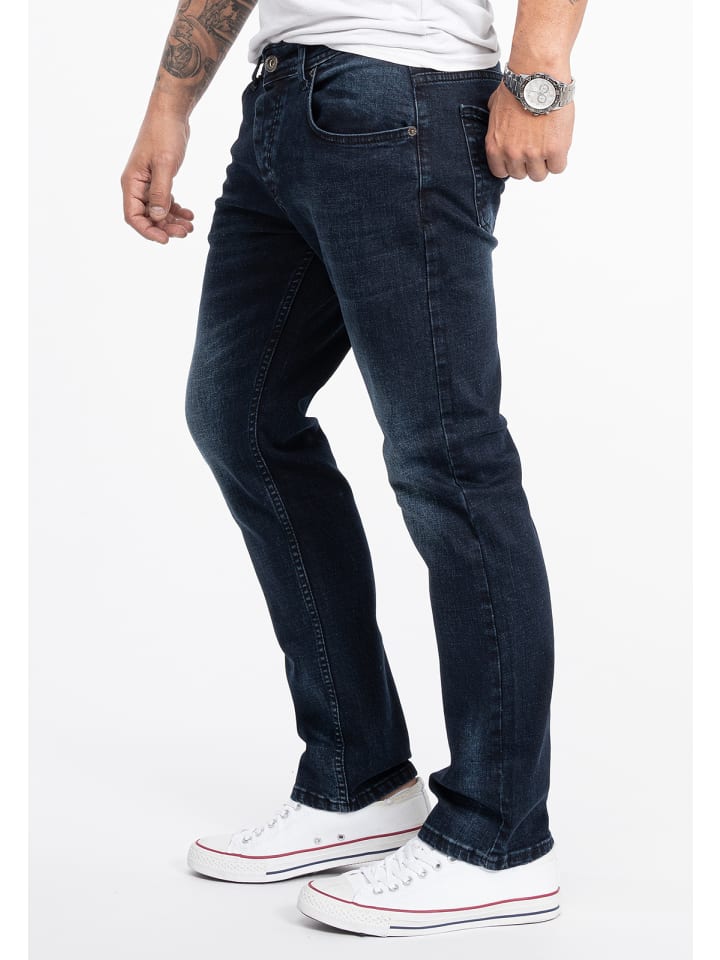 Rock Creek Jeans Straight Leg in Blau günstig kaufen