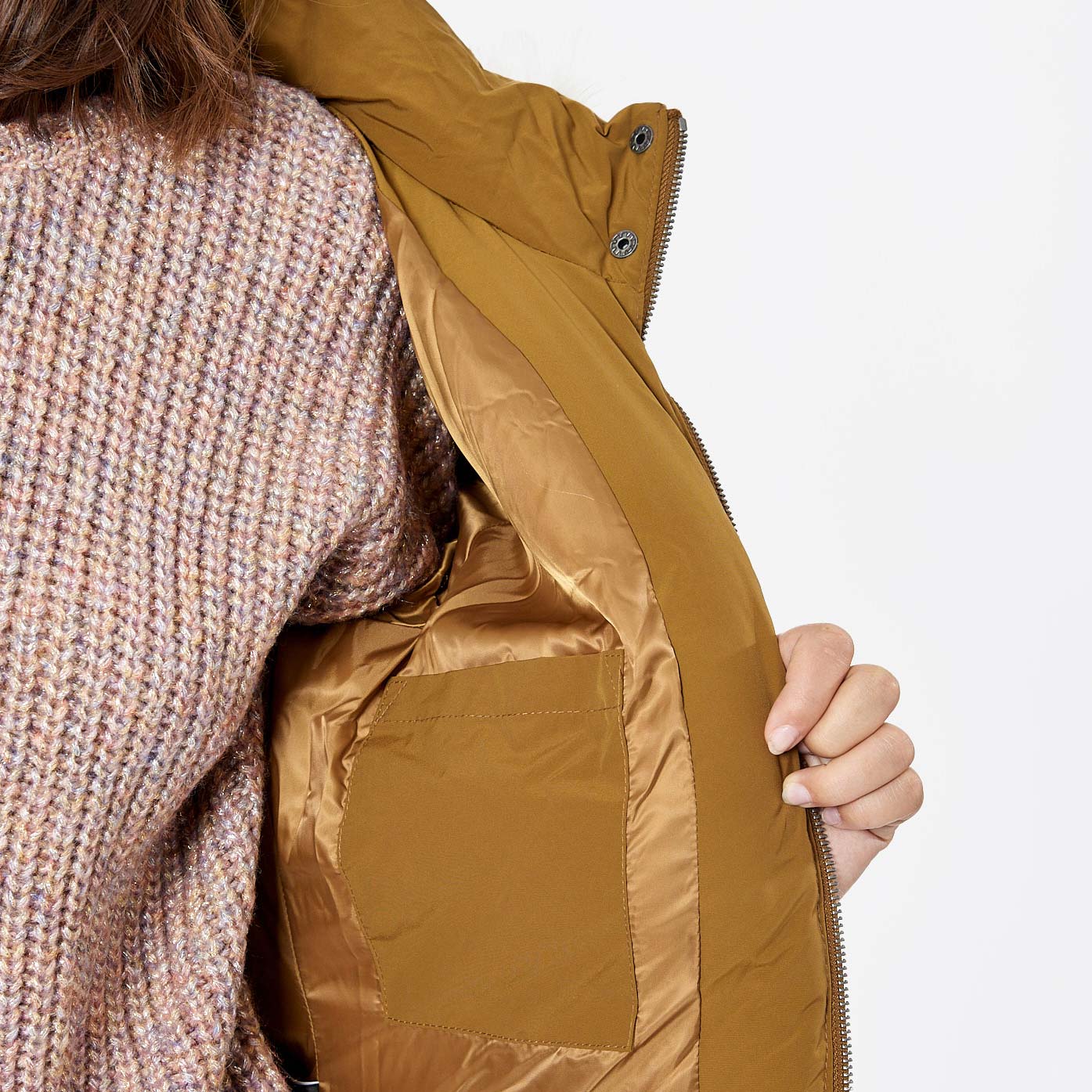 DIBBY  Doudoune marron Femme