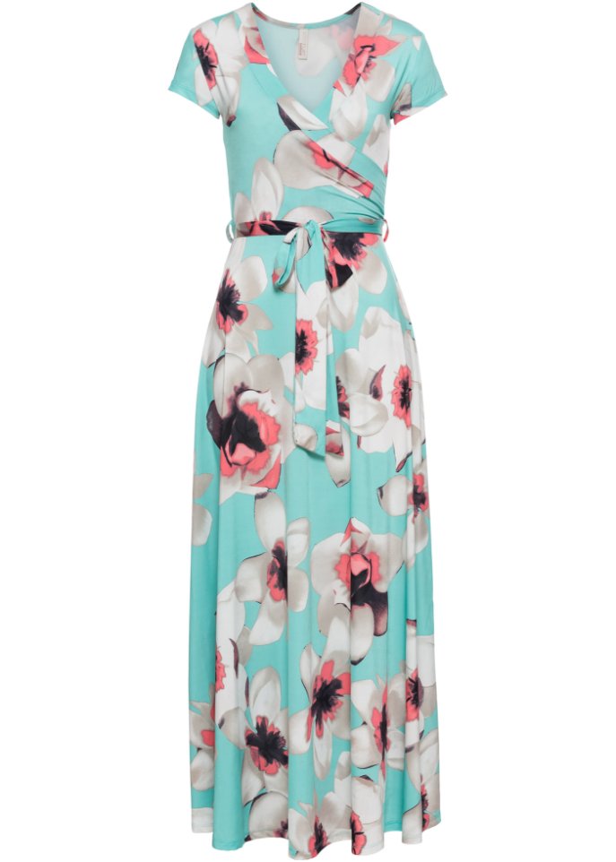 Kleid in Wickeloptik