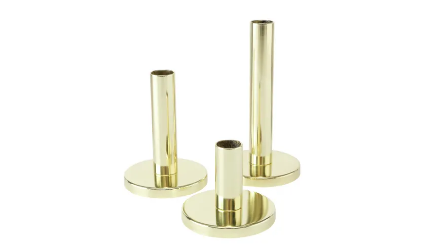 Boltze Kerzenleuchter Set Malko 3-tlg. gold