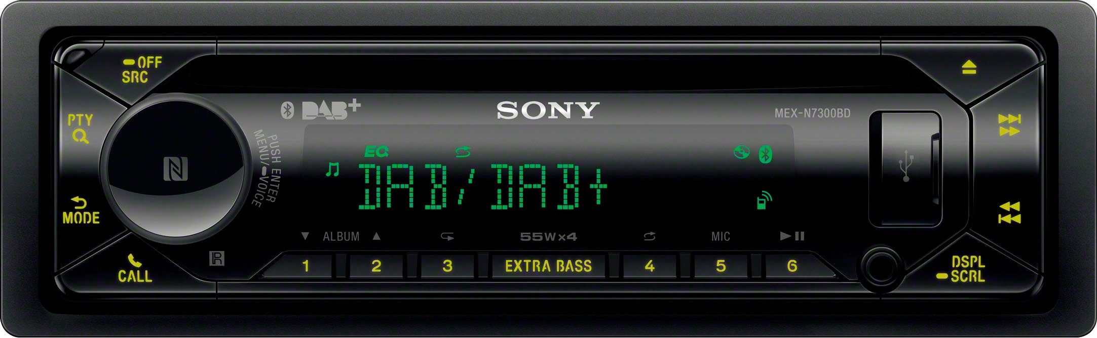 Sony MEXN7300KIT Autoradio (Digitalradio (DAB), 55 W)