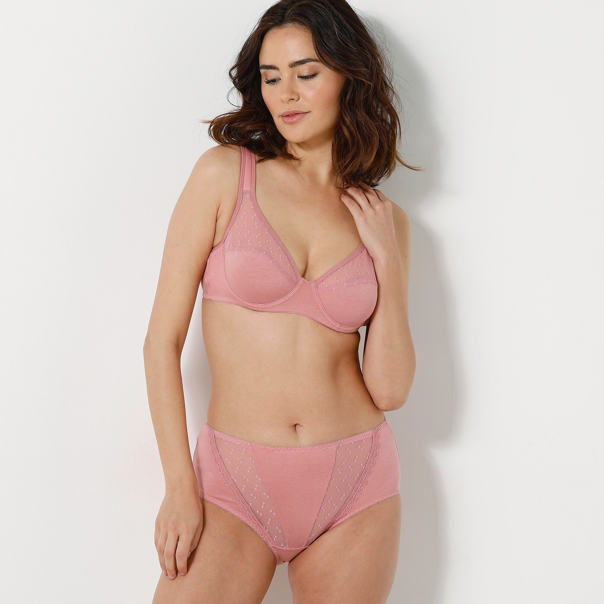 Soutien-gorge dentelle unie Casma