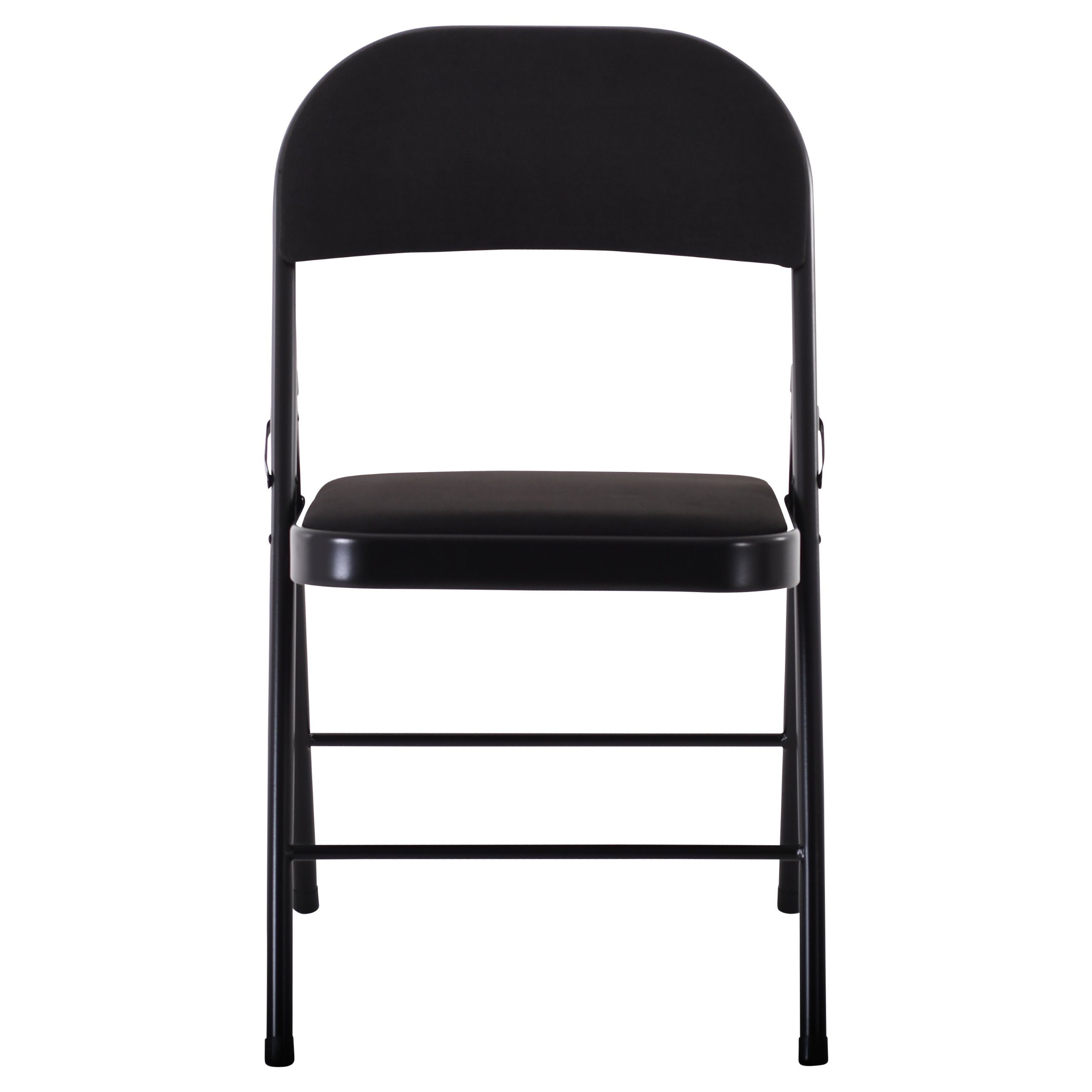 Raburg Klappstuhl Gästestuhl ELIAS mit Stoffbezug, verschiedene Farben, Gestell SCHWARZ (4er-Set), praktischer & kompakter Konferenz-Stuhl, stabiles Faltstuhl & Klappstuhl-Set aus Stahl, klappbar, belastbar bis 130 kg