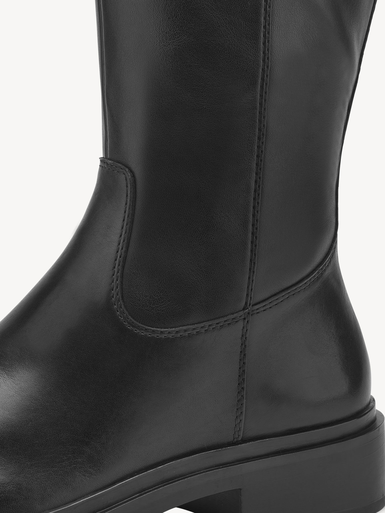 Bottes en cuir - noir