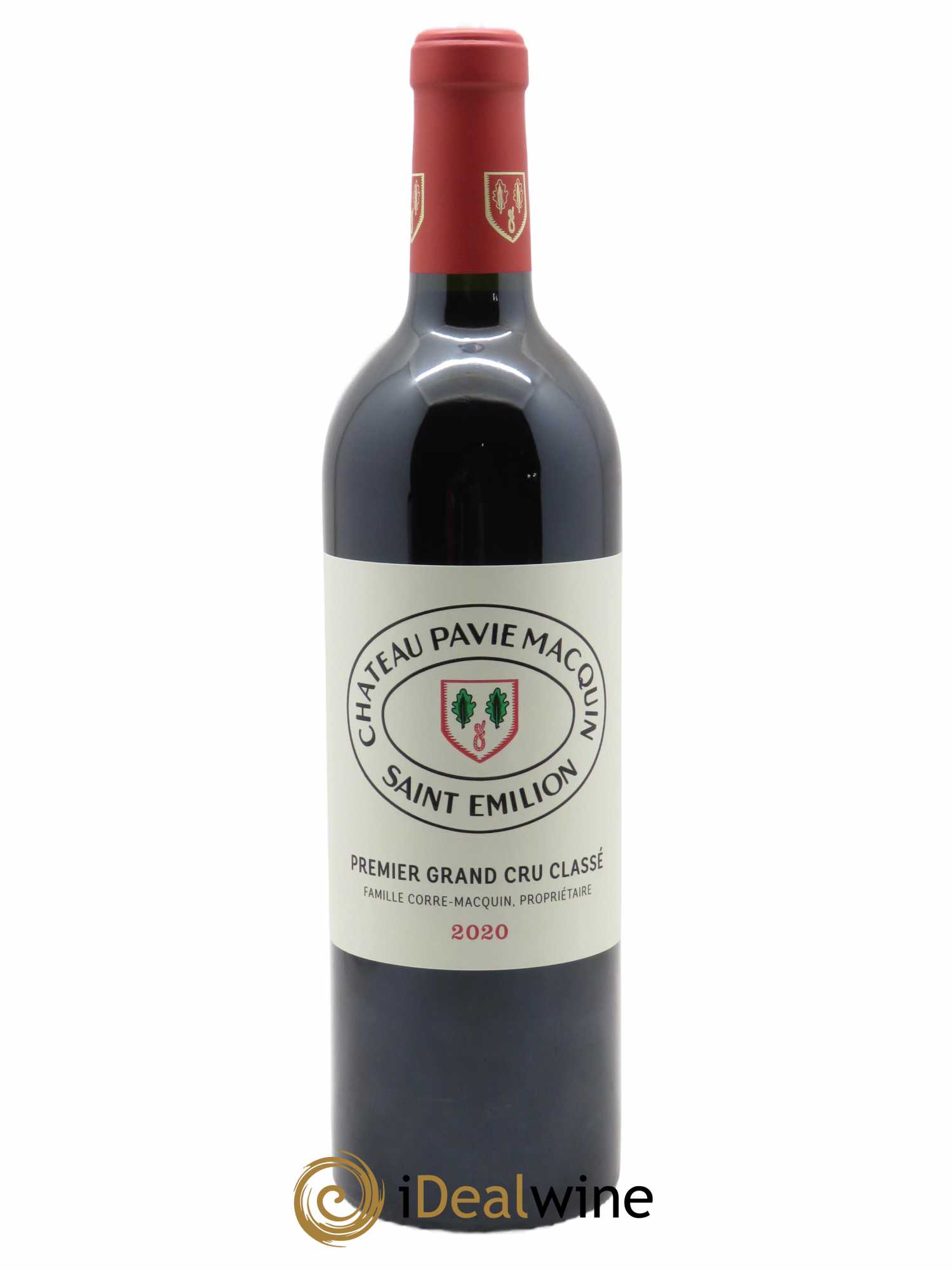 Château Pavie Macquin 1er Grand Cru Classé B (CBO à partir de 12 BTS) 2020 - Lot de 1 Bouteille