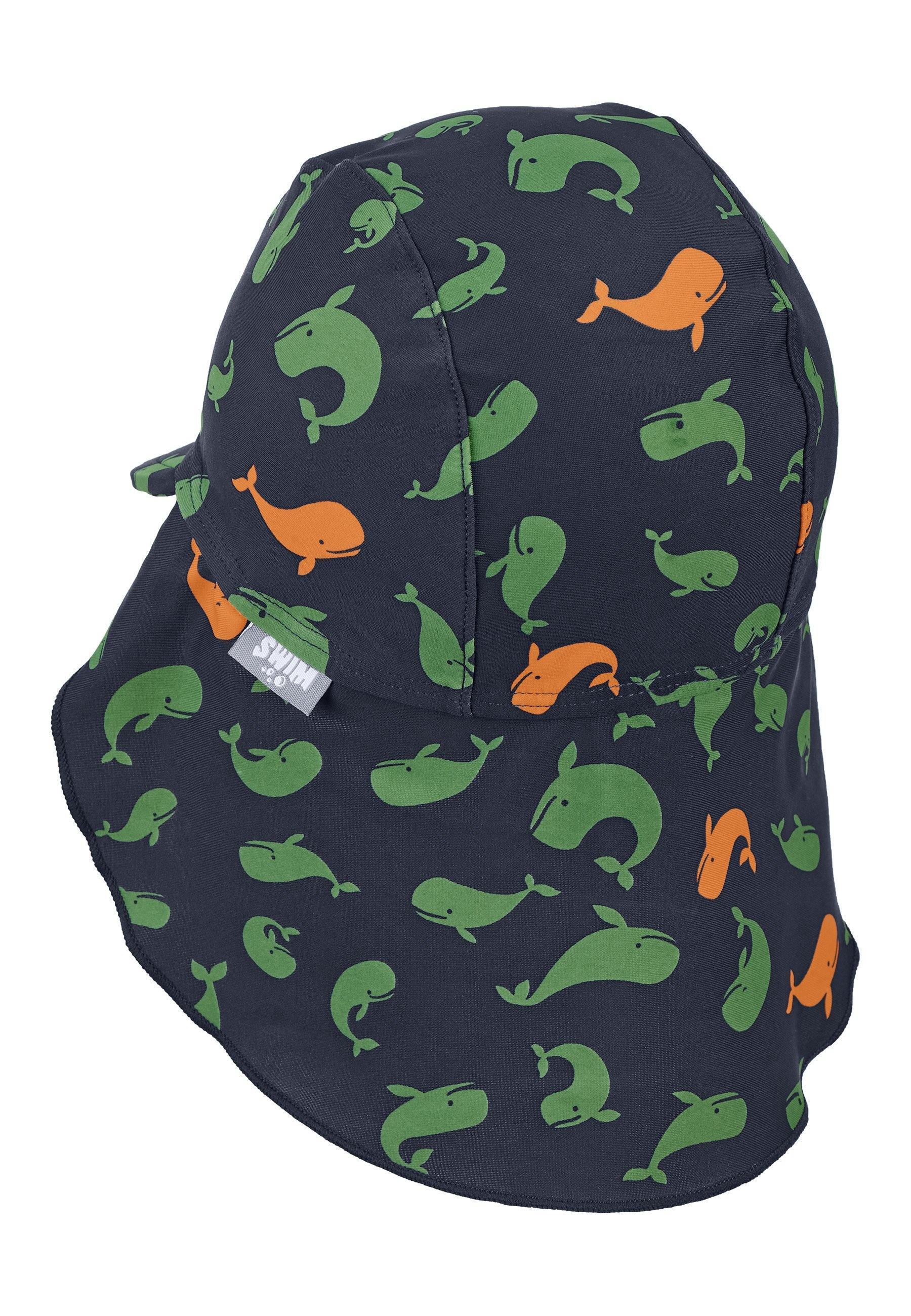 Schirmmütze mit Nackenschutz in Marine