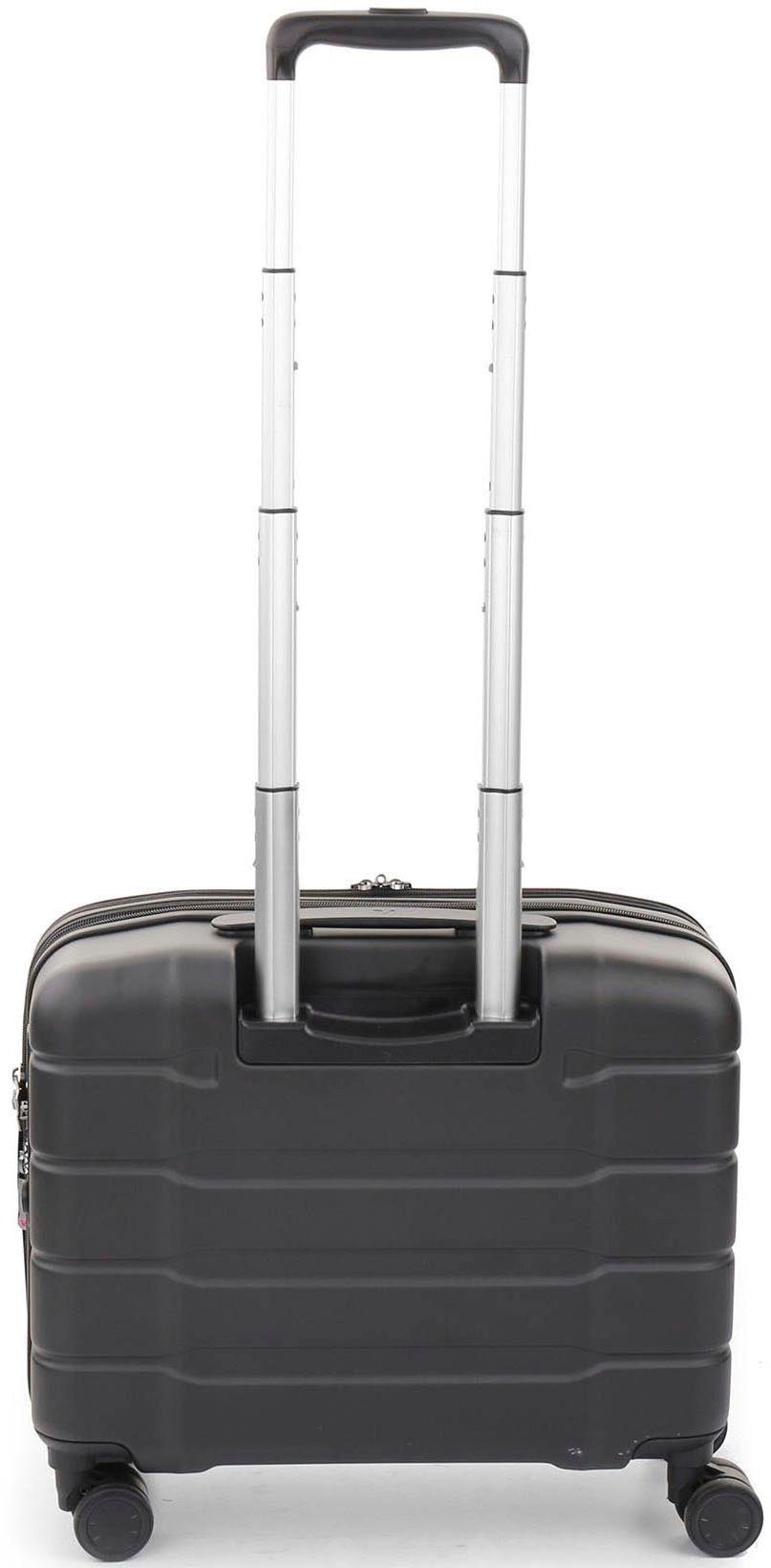 RONCATO Pilotenkoffer BIZ 4.0 Pilotenkoffer, 4R, erweiterbar, mit Laptopfach, schwarz, 4 Rollen, mit Laptopfach für 15,6