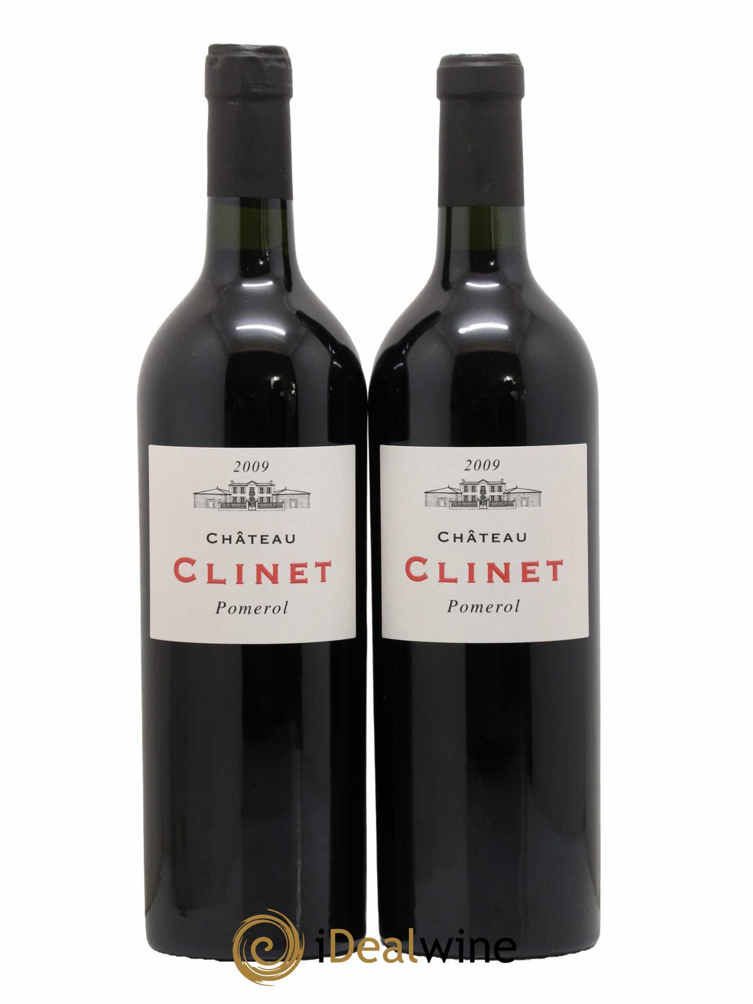 Château Clinet  2009 - Lot de 2 Bouteilles