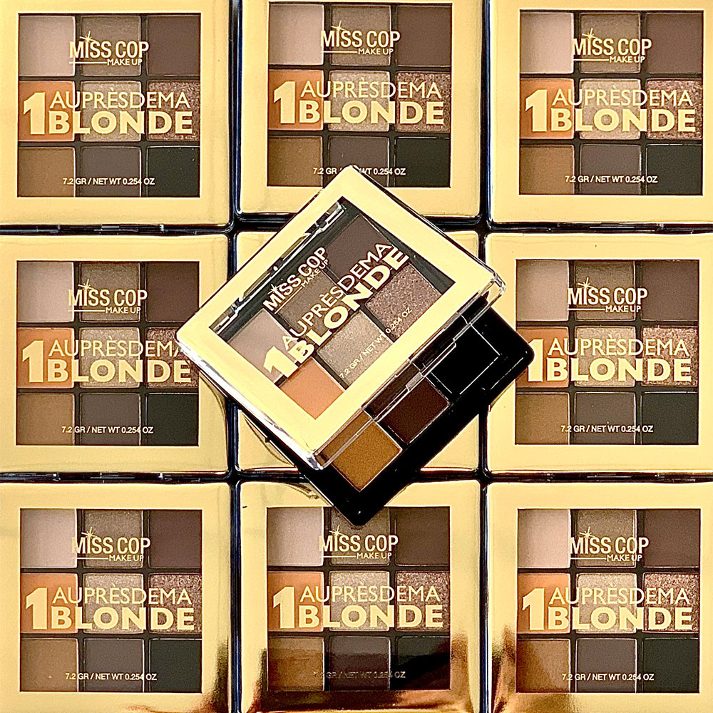 miss cop Nuancier N°1 Blonde Coffret maquillage