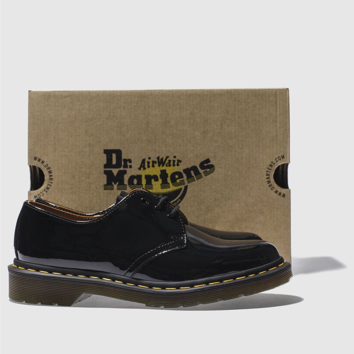 Dr Martens 1461 – Svarta platta skor