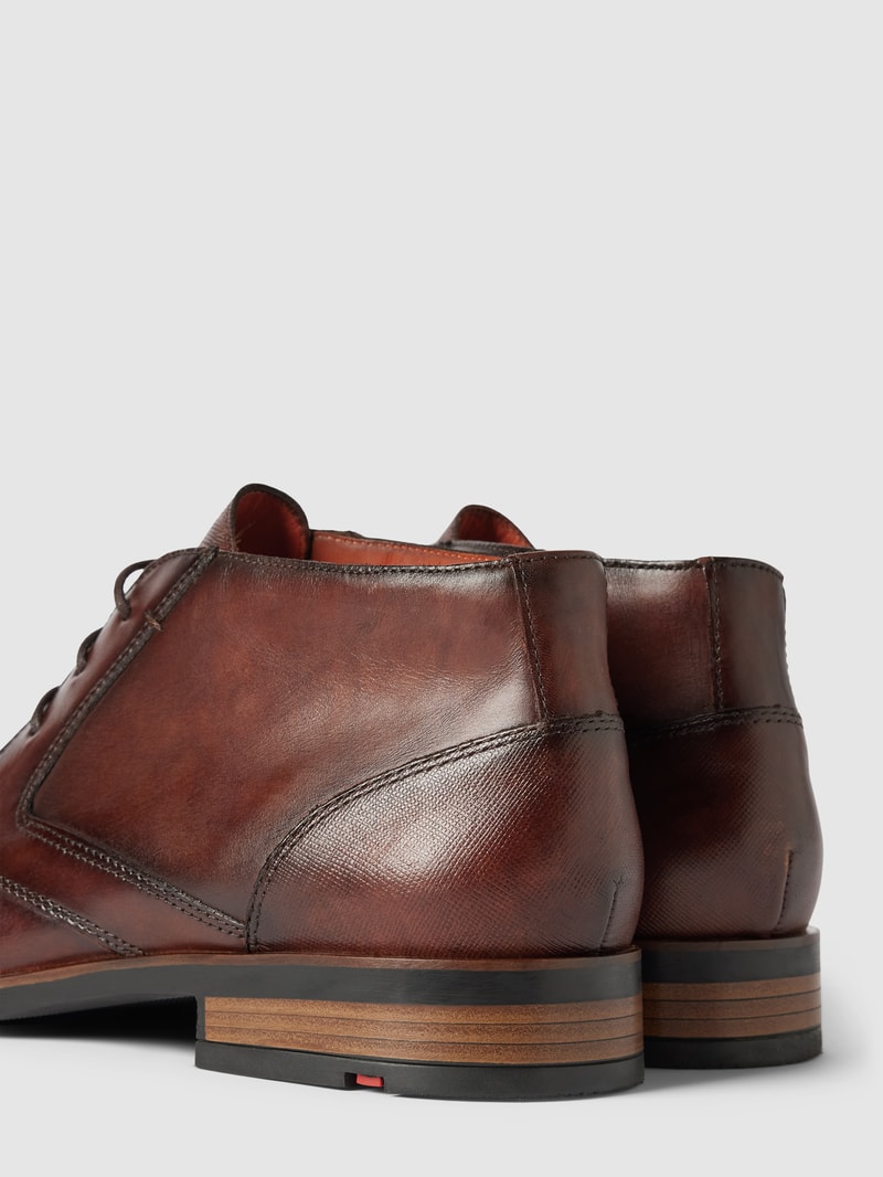 Schuhe aus Leder Modell 'JEFFREY' in dunkelbraun