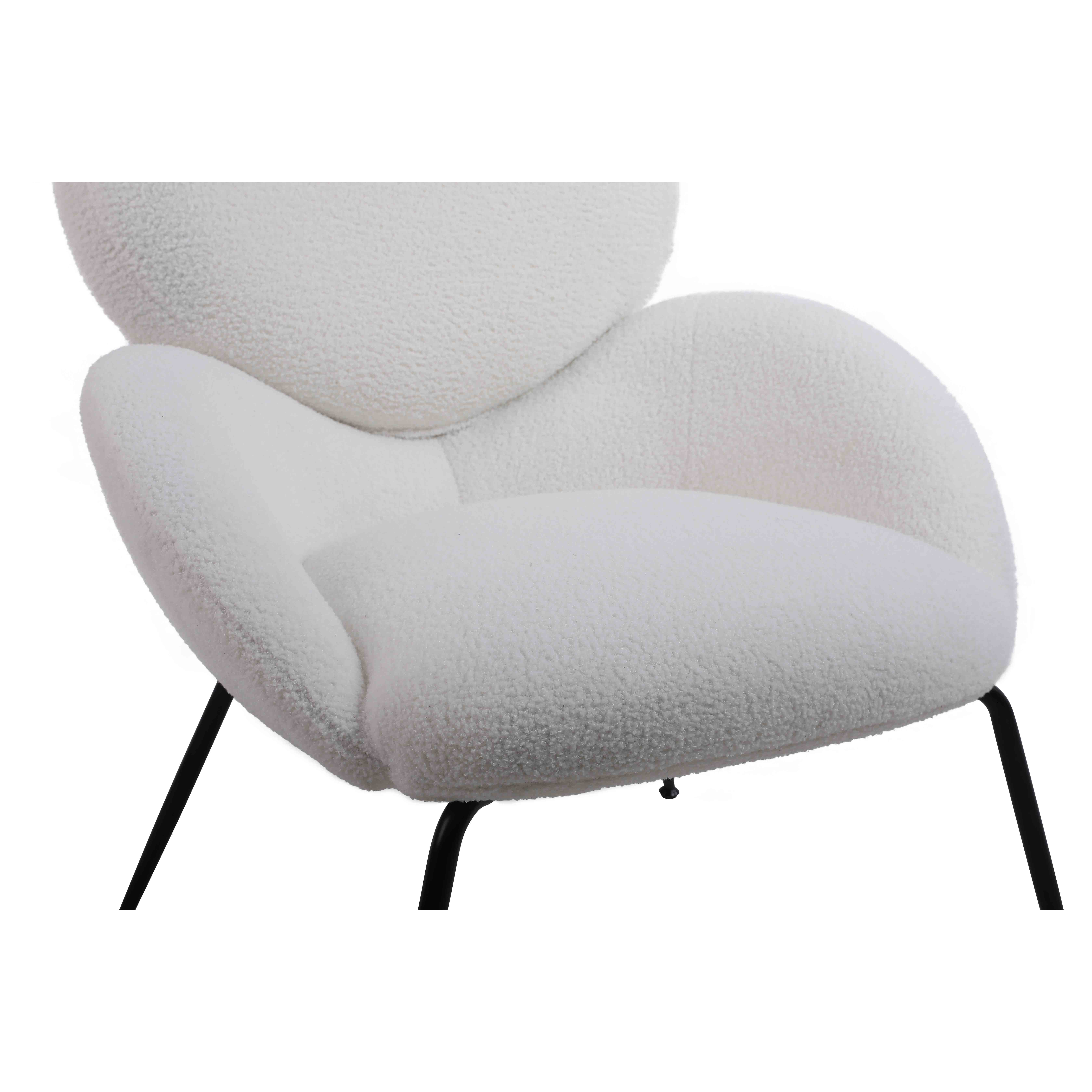 REDOM Relaxsessel Loungesessel Fernsehsessel Polsterstuhl (weich gepolsterte Stoff Charakteristik Armlehne moderner Freizeitstuhl, geeignet für Wohnzimmer und Schlafzimmer Schminkstühle), Teddy Samt Metallbein Ankleide stuhl