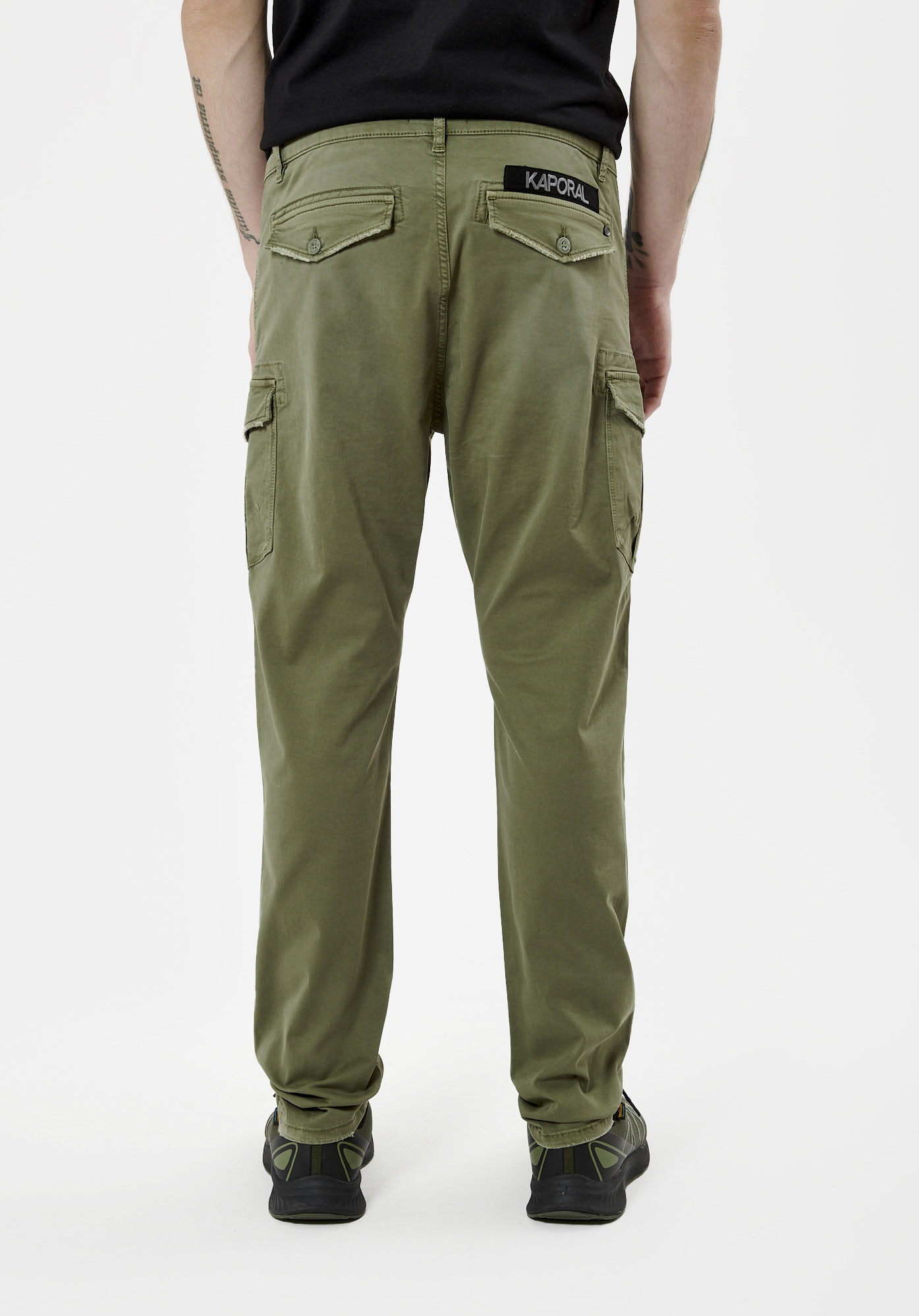 KALIS  Jean relaxed kaki Homme