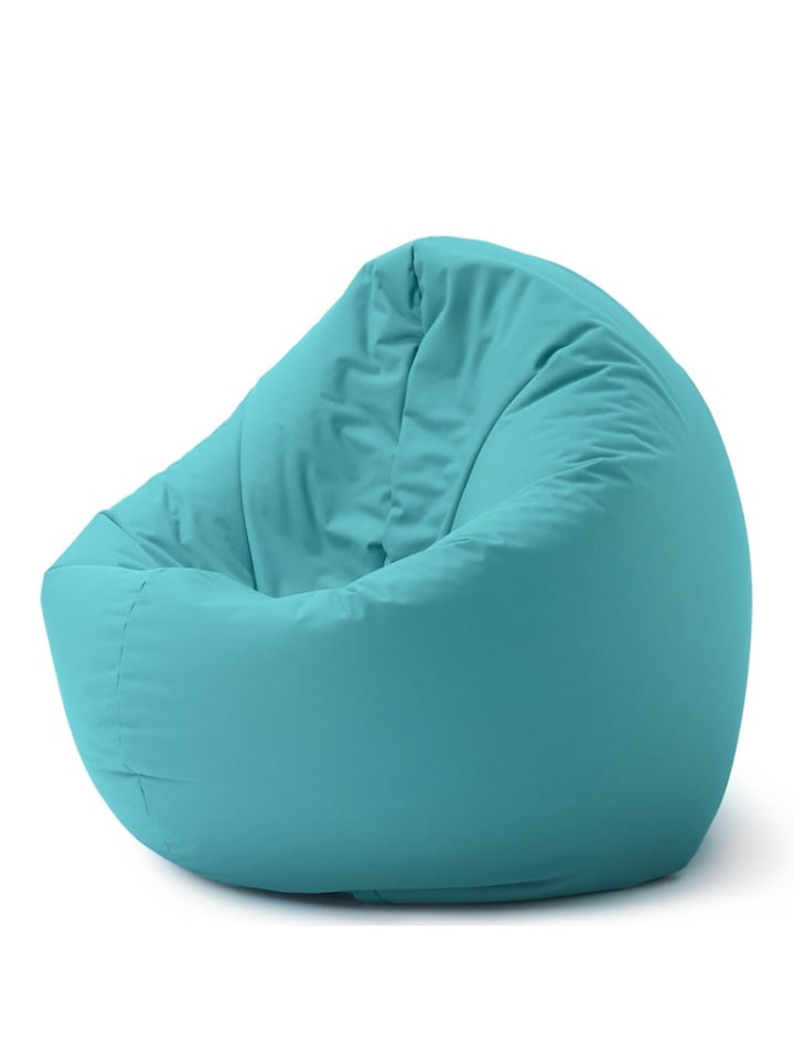 Lumaland Sitzsack 2-in-1-Sitzsack - 300l Füllung - 120 x 80 x 75 cm - Aquamarin günstig kaufen onesize