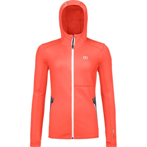 DAMEN UNTERJACKE FLEECE HOODY W
