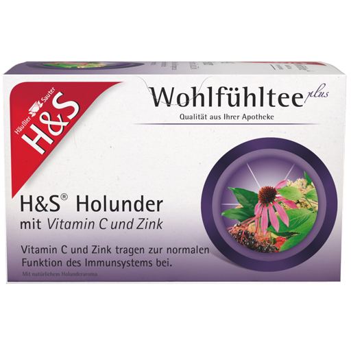 H&S Holunder m.Vitamin C und Zink Filterbeutel  20X2.5 g  Filterbeutel