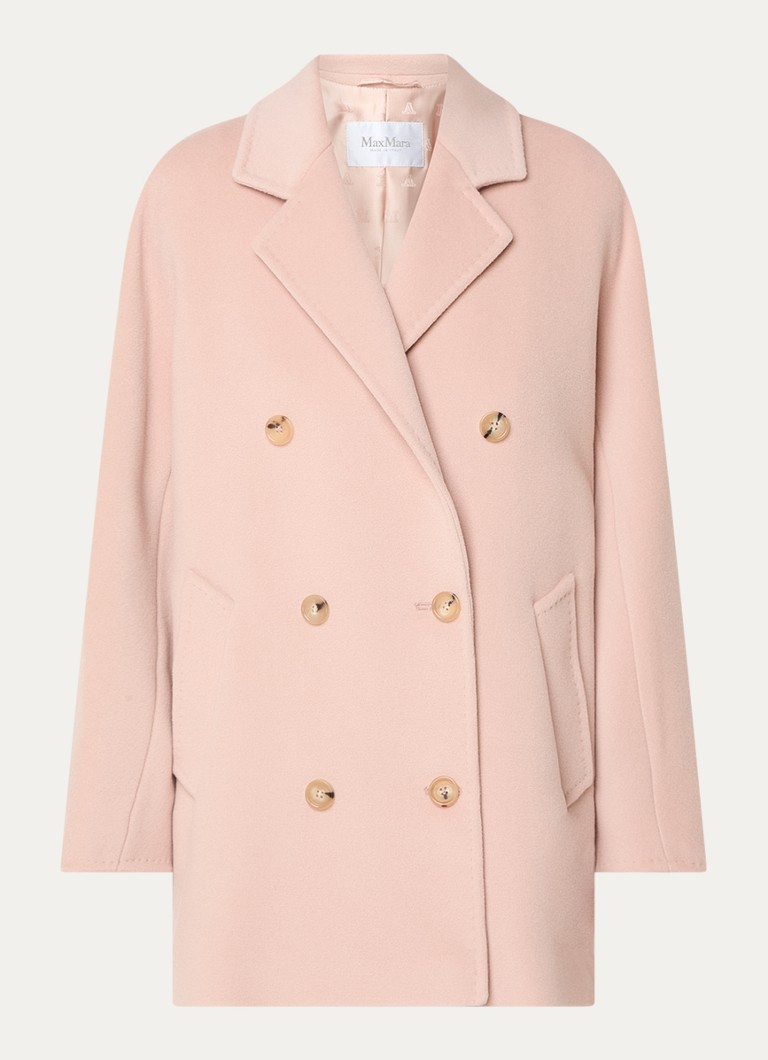 MaxMara Rebus -kaksirivinen kashmirsekoitteinen takki sivutaskuilla