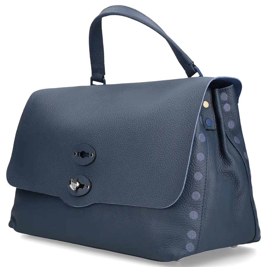 Zanellato - Handtasche POSTINA PURA LUXETHIC Kalbsleder - blau