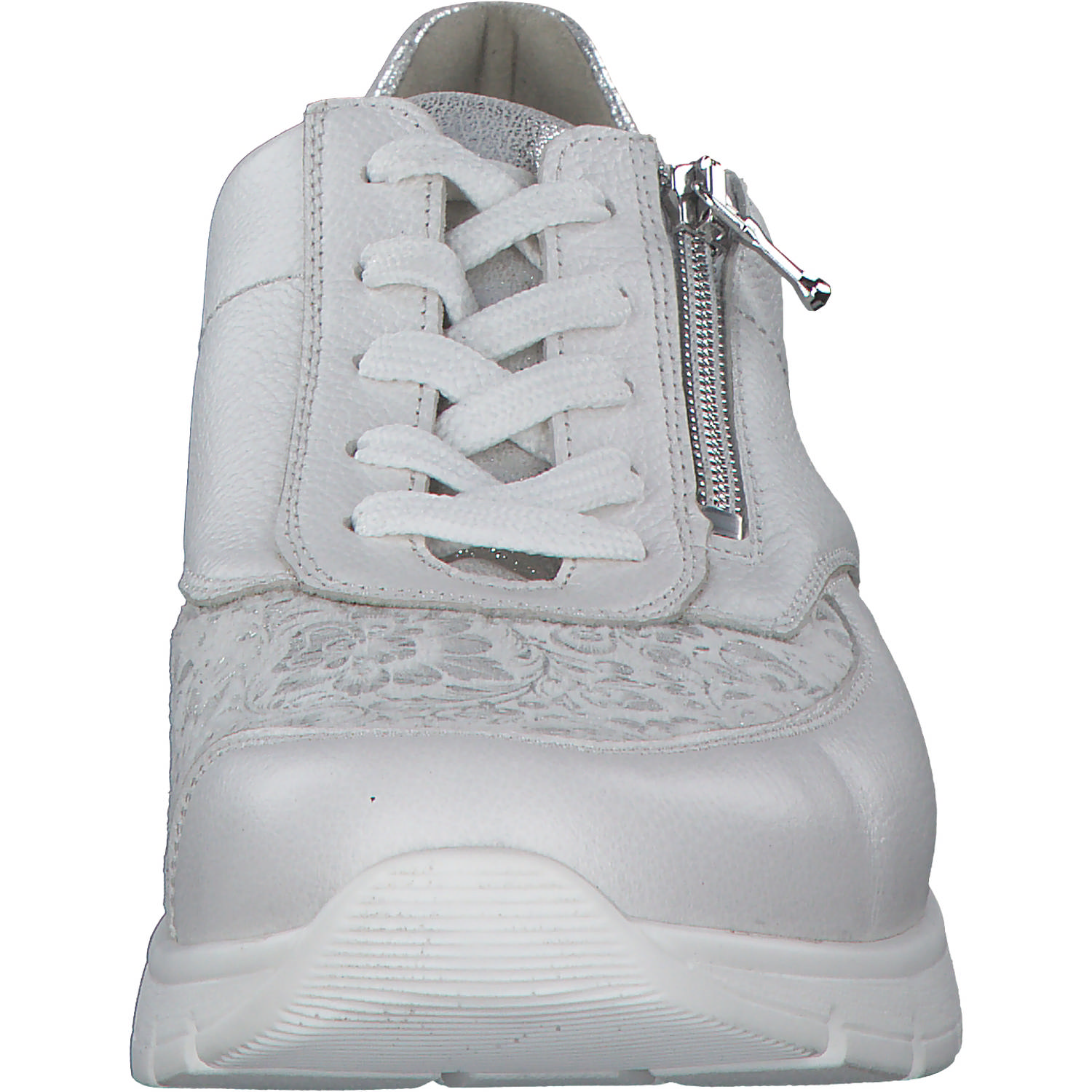 Waldläufer Ramona 626K02, Schnürschuhe, Damen, WEISS WEISS SILBER