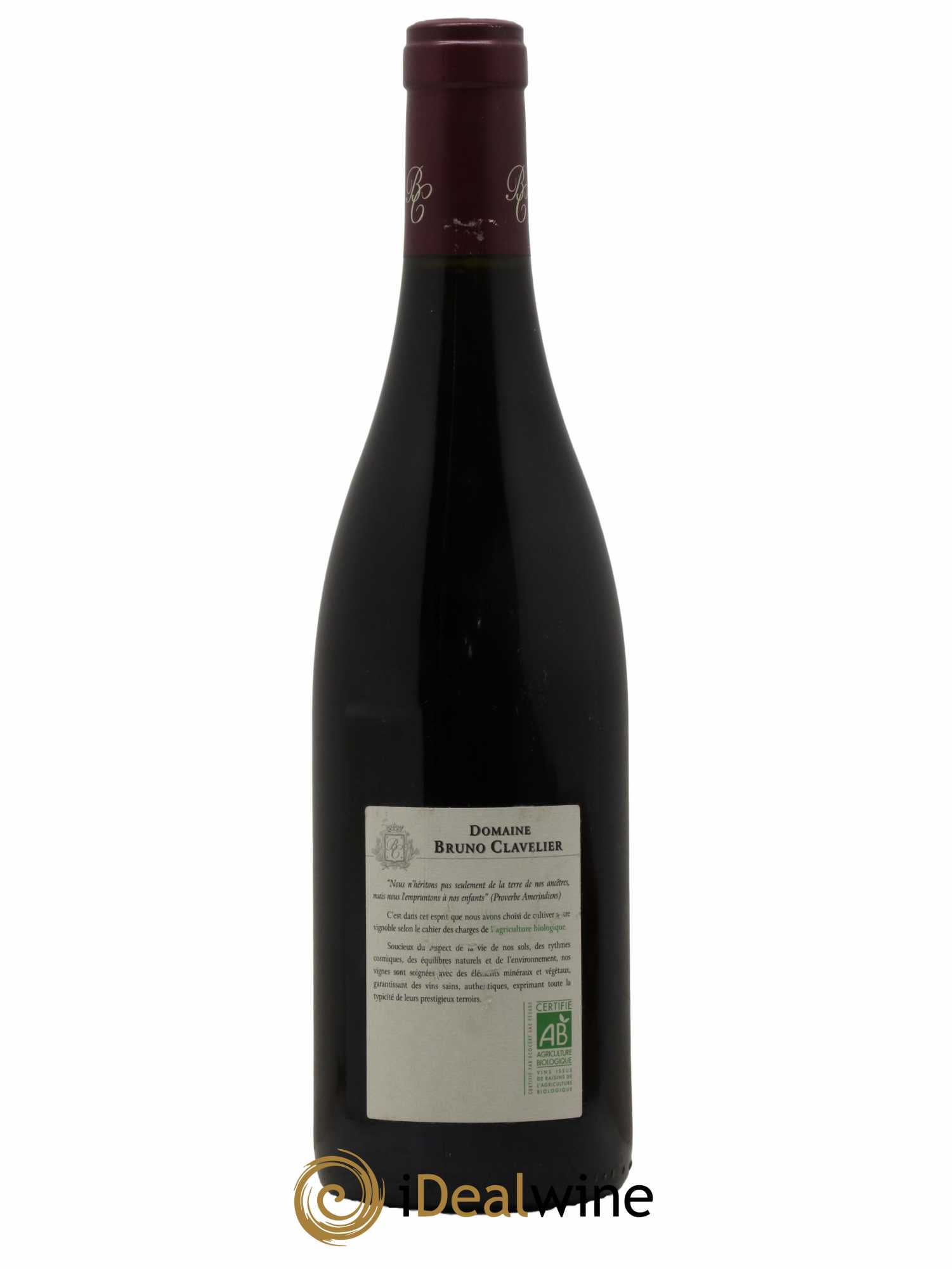Chambolle-Musigny 1er Cru La Combe d'Orveaux Vieilles Vignes Bruno Clavelier  2007 - Lot de 1 Bouteille