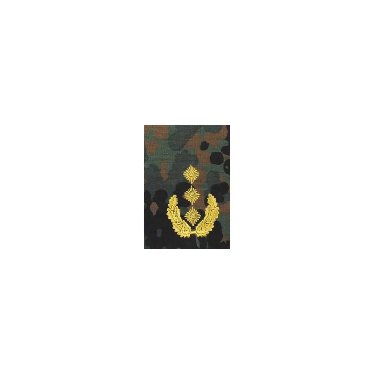 BW Rangabzeichen flecktarn/gold Generalleutnant