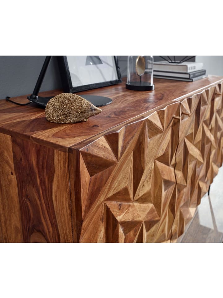 KADIMA DESIGN Sideboard 144x72x47 cm Massivholz / Metall Anrichte, Kommode günstig kaufen onesize