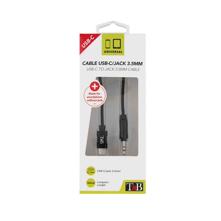 USB-C Kabel mit Aux-Stecker, von t'nb, 1 Stück - ATU