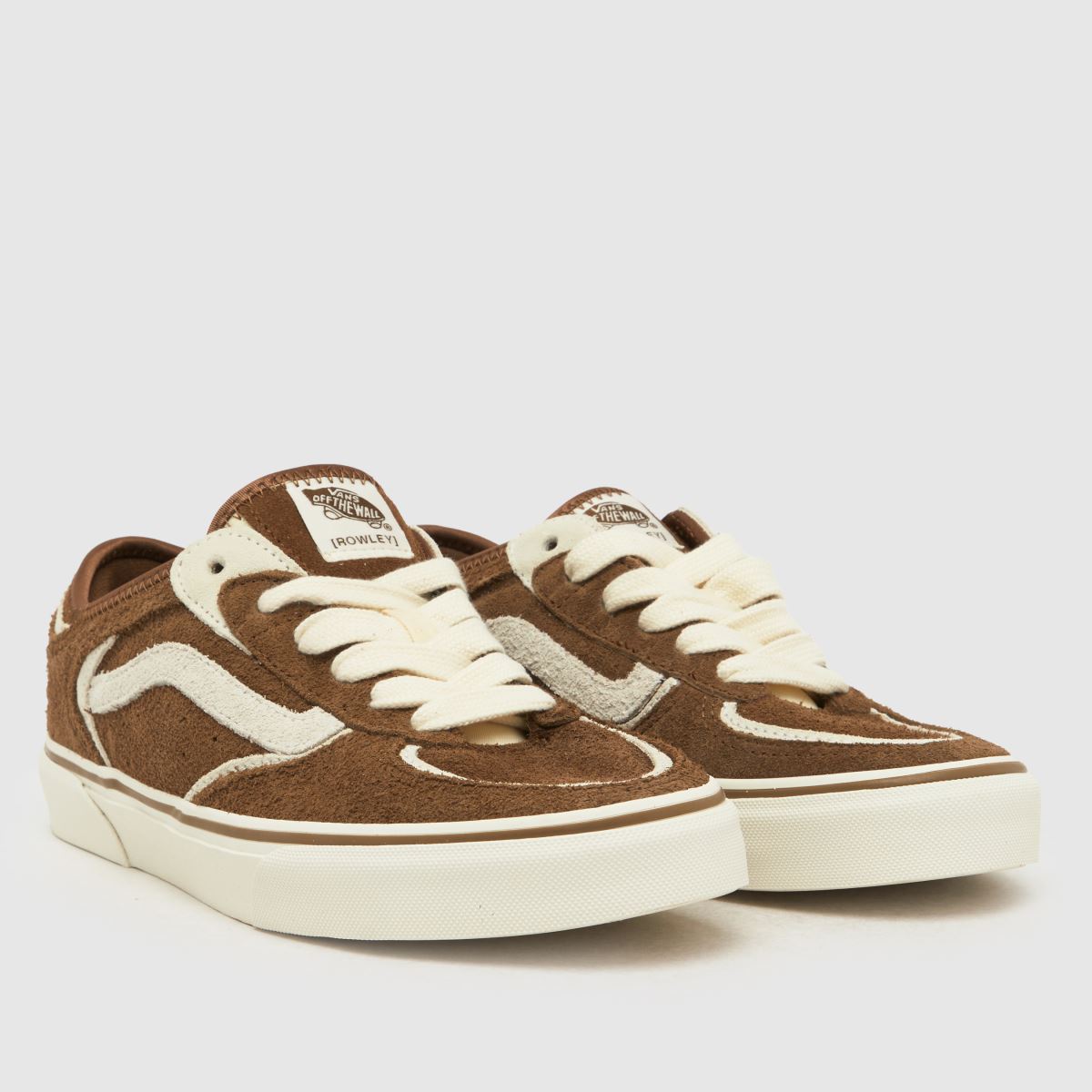 Vans Rowley klassiska träningsskor i brunt och vitt