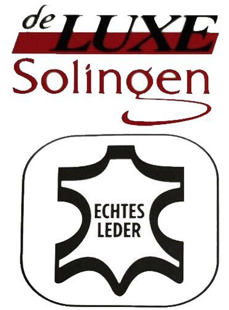 EloModa Maniküre-Etui 12teiliges Maniküre Set mit Leder-Etui Nagelpflege Solingen*, 12 tlg.