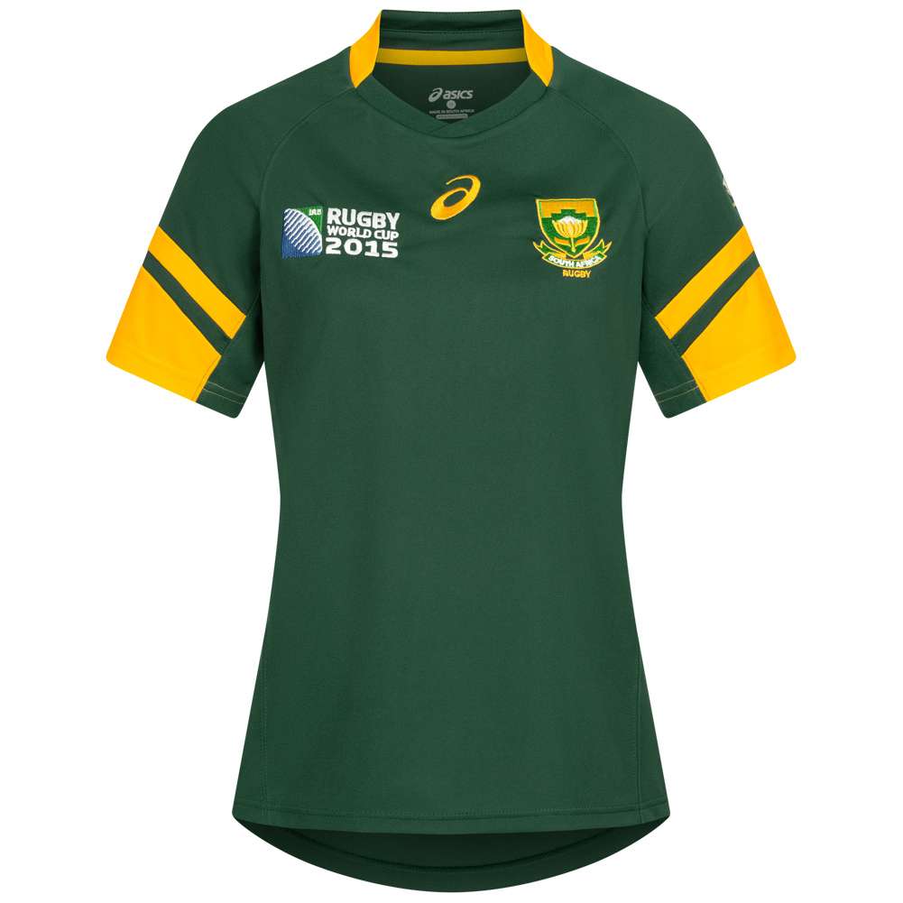 Südafrika Springboks ASICS Rugby Damen Heim Trikot 126311SR-4100
