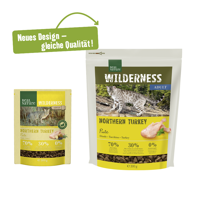 REAL NATURE Trockenfutter REAL NATURE WILDERNESS Northern Turkey Adult 300 g