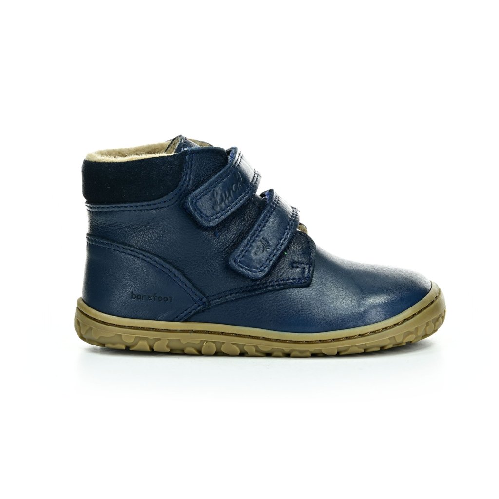 Lurchi Nino Nappa Azul Winterbarfußstiefeletten