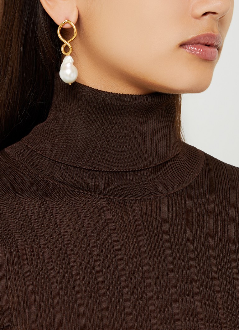 Shyla London Corsica gold-plated stud earrings
