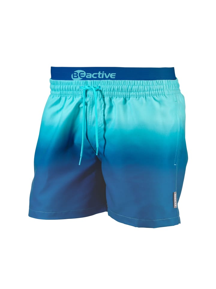 BECO the world of aquasports Badeshorts BEactive Swim Shorts in hellblau-dunkelblau günstig kaufen