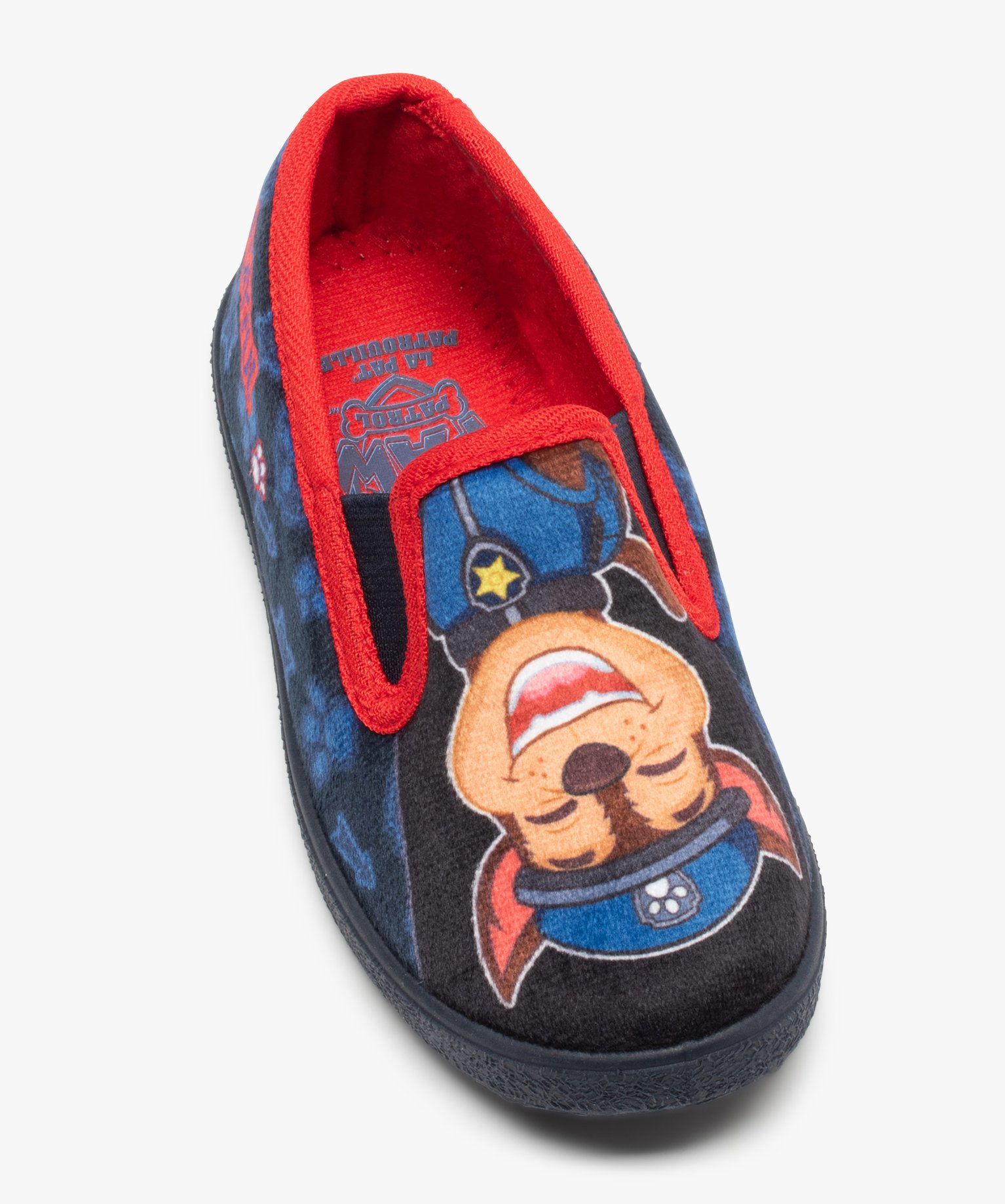 Chaussons Garçon en velours imprimé - Pat’ Patrouille marine | GEMO
