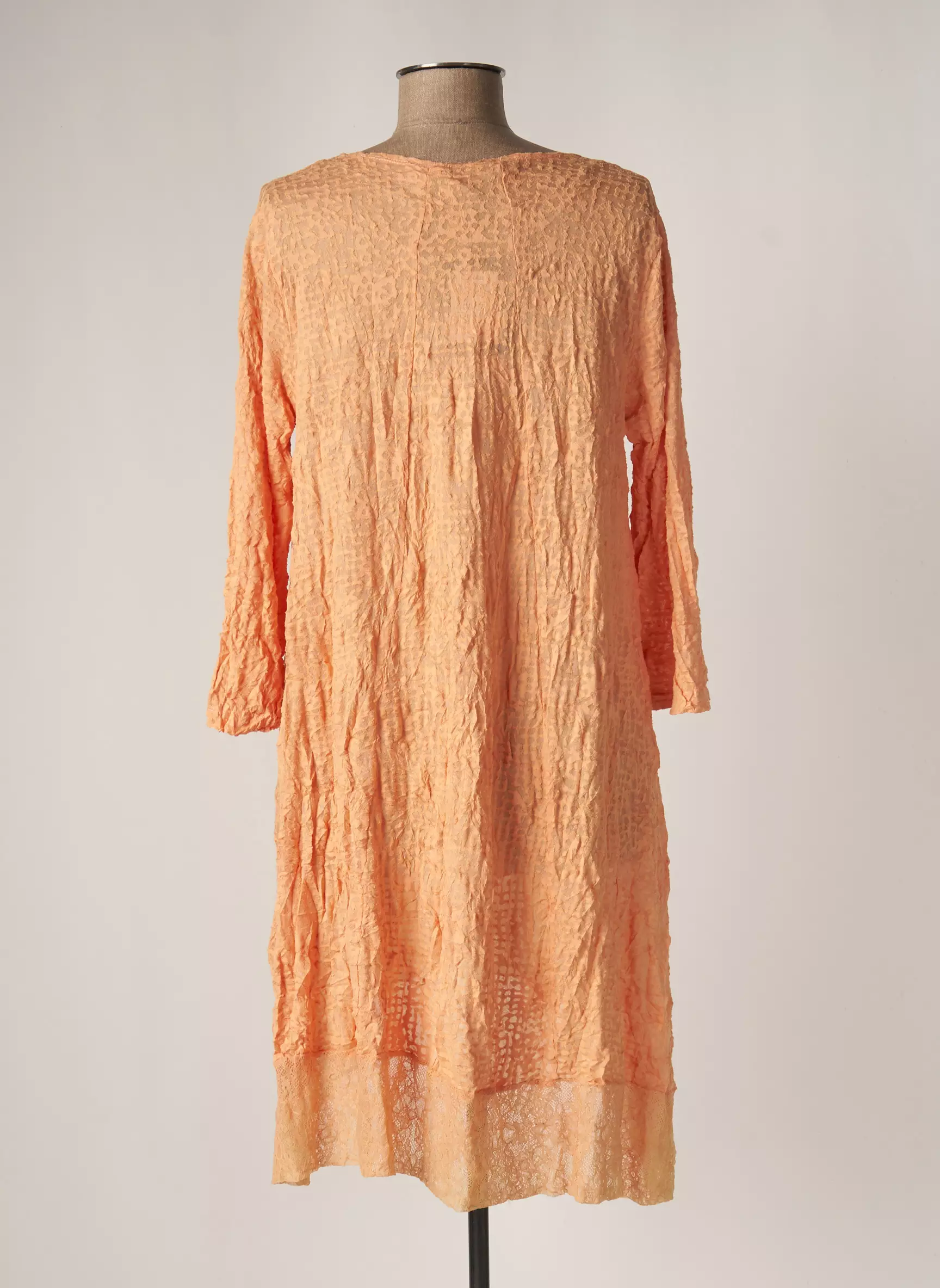 Lauren Vidal Robes Mi Longues Femme couleur orange