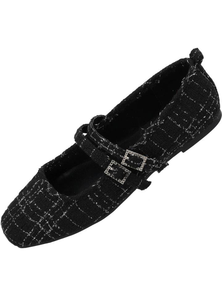 palado Riemchenballerinas in black silver günstig kaufen