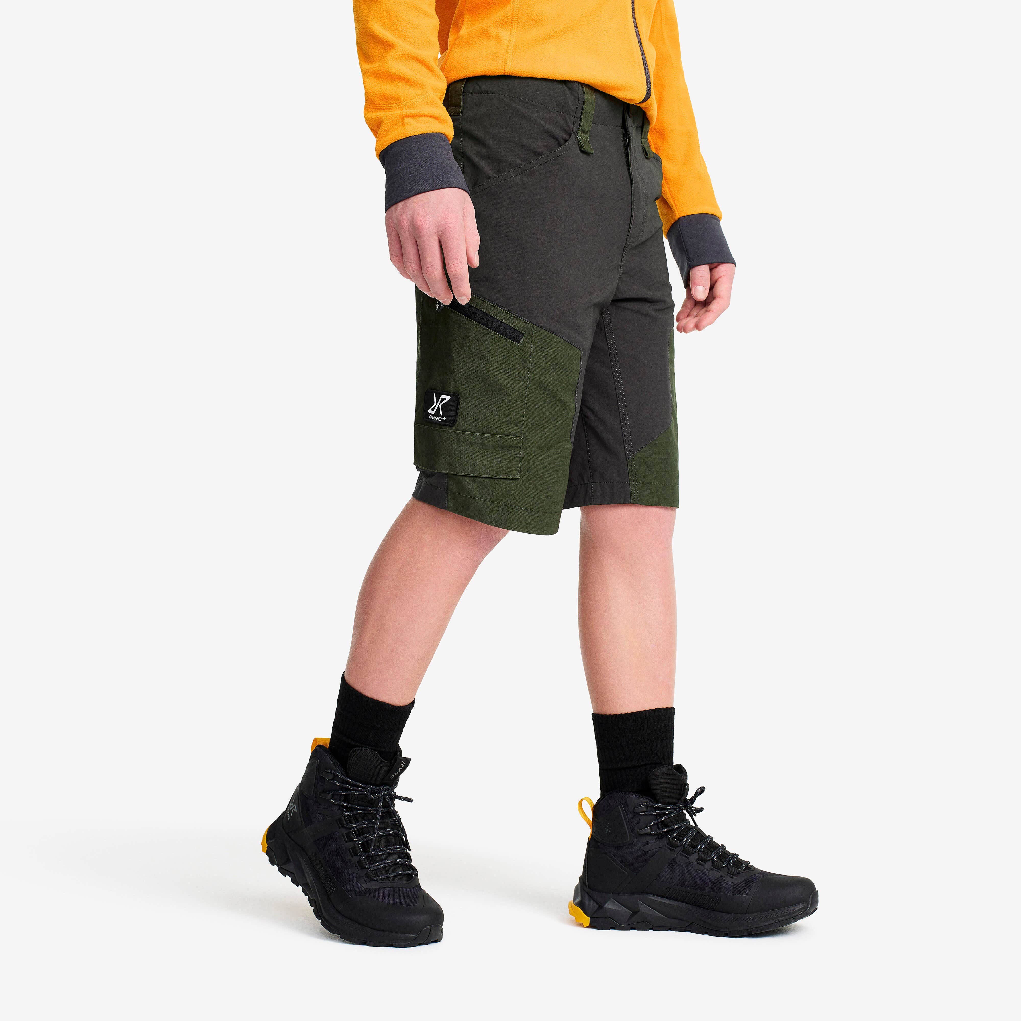 RVRC GP Shorts Teens Forest Green