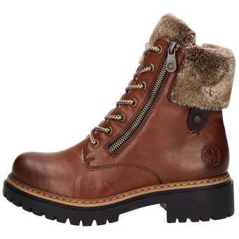 Rieker Schnür Boots in braun