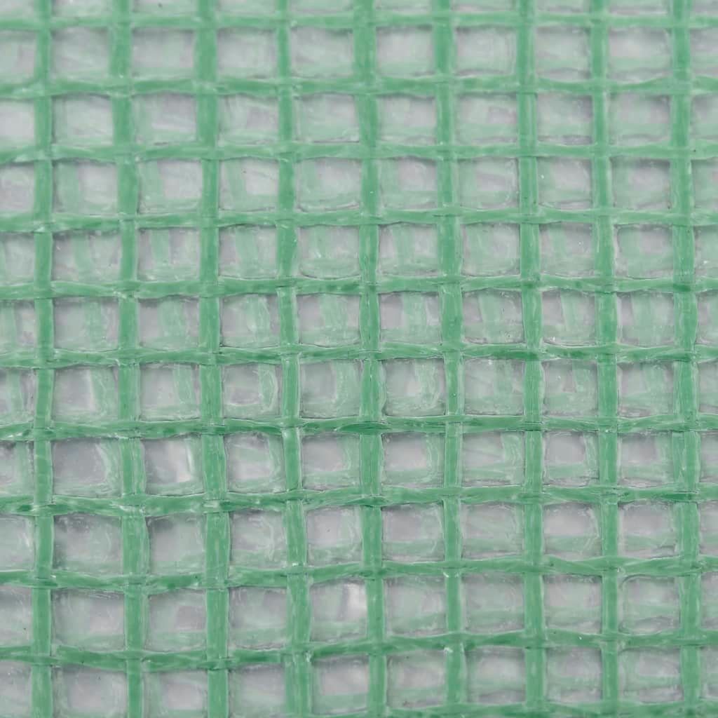 vidaXL Gewächshaus Gewächshaus Ersatz Folie Abdeckung 4 m² 200x200x200 cm Grün