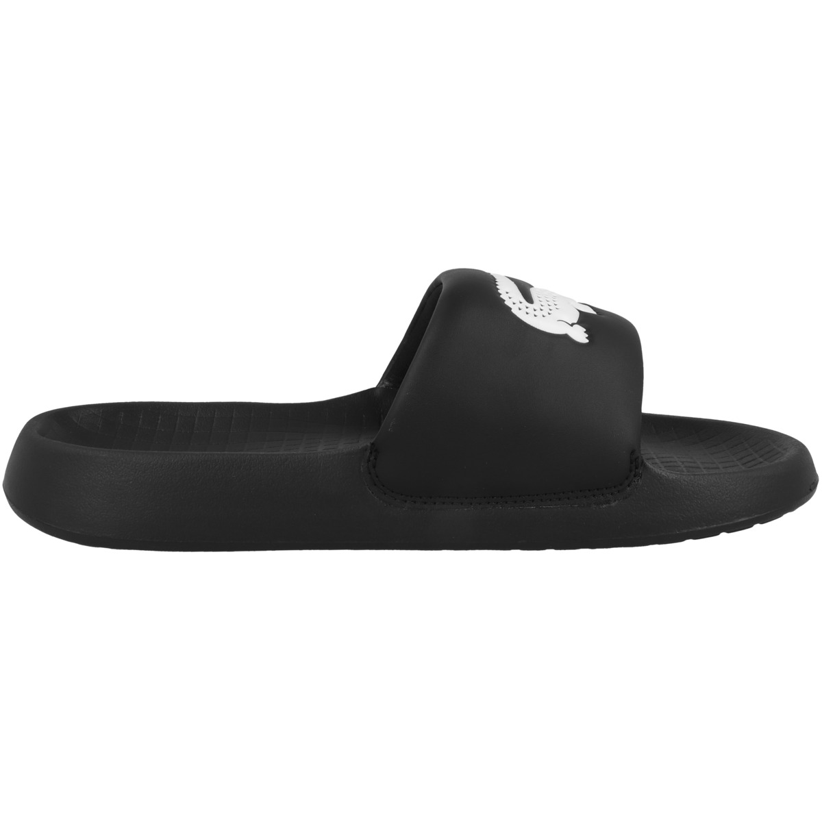 Lacoste Serve Slide 1.0 123 1 CMA Badelatschen schwarz